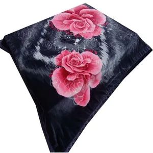 ODM/OEM 100% Microfiber Polyester Bedding High Class Wholesale Home Products Pink Heavyweight Windproof Two Sides Fleece Raschel Blanket - Chengdu Molee Textile Co., Ltd. - China
