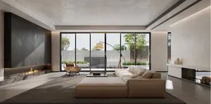 Luxury Style Scratch Resistant Sound Insulation Heat Proof Modern House Villa Aluminum Glass Metal Aluminium Folding Sliding Front Doors - Sichuan Freeri Windows & Doors Co., Ltd - China