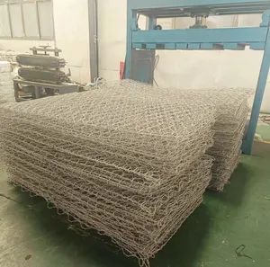 River Dam Protection Slope Flood Control Lead Wire Cage Hexagonal Gabion Mesh - Taian Wdf Polymer Composites Co., Ltd. - China