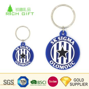 Made in China Custom Promotional Rubber Soft PVC Pilot Wing Shaped Keychain for Airbus - KN Gift Limited - China