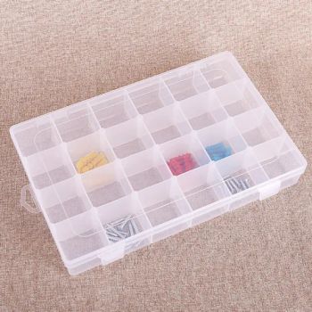 Clear Plastic Organizer Jewelry Box Bead Storage Container Case with Removable Dividers - Ningbo Uworthy Electronic Technology Co., Ltd. - China