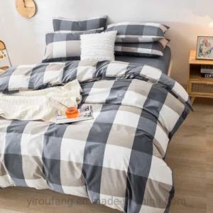 Inn Bedsheets Set, Microfiber Fitted Bed Sheet, Cheap Price Flannel Sheets Bed Set, Inn Style Sheets - Foshan Yiroufang Textile Manufacture Co., Ltd. - China