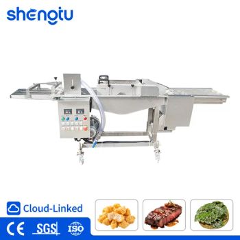 Hygienic Design Coating Machine for Ready-to-Cook Meals Featuring Open Frame and Easy Access - Shandong Shengtu Bufan Intelligent Technology Co., Ltd. - China