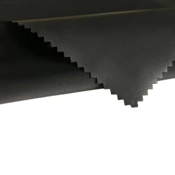 Nylon Woven Fabric Laminated with Black TPU Film Fabrics Black Windproof Clothing Laminated Fabrics - Dongguan Huida New Material Co., Ltd. - China