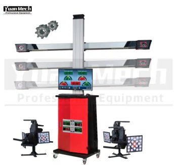 3D Automobile Four-Wheel Alignment Instrument and Auto Repair Shop Tools - Yingkou Yuanmech Machinery Co., Ltd. - China