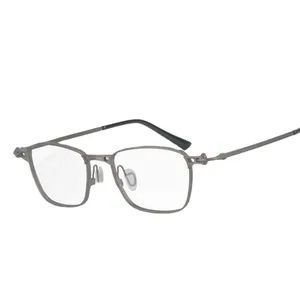 2023 New Products Japanese Retro Trend Eyeglasses Frame Men and Women Models Myopic Glasses Pure Titanium Eyeglasses Frame - Wenzhou Sunray Technology Co., Ltd. - China