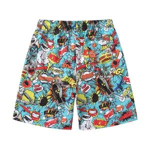 Printed Swimming Swimwear with Logo Mens Boardshorts Beach Shorts - Wujiang Hailihong Textile Co., Ltd. - China