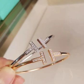 Diamond Bracelet Designer Gold for Women Luxury Designer Jewelry Stainless Steel Charm Open Cuff Silver Love Womens Bangles Plated 18K Gold Jewelry Gift - Shijiazhuang Dongcang Trading Co., Ltd. - China