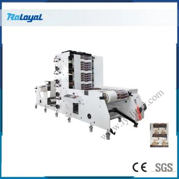 4-Color Plastic-Advertising Oil Painting Paper Cup Tape Self-Adhesive Label Flexo Printing Machine - Ruian Loyal Machinery Co., Ltd. - China