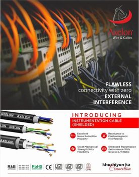 2 core Axelon Make - Instrumentation ( Shielded Armoured ) Cables - R. M. Electricals - India