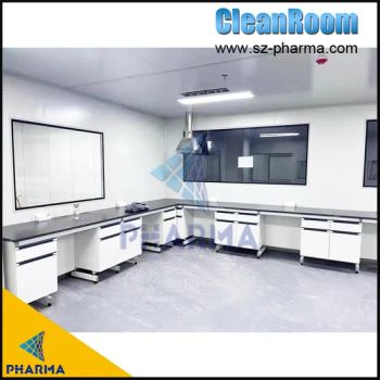 Lab Table with Reagent Shelf Drawer Chemistry Medical Lab Furniture Customized Workbench - Suzhou Pharma Machinery Co., Ltd. - China