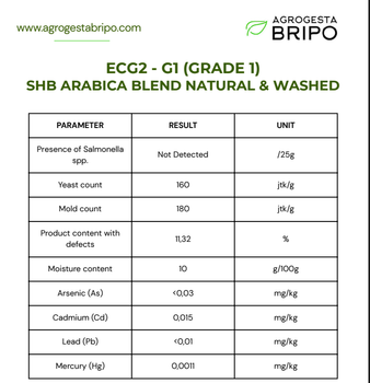 G1 (Grade 1) SHB Arabica Blend Natural & Washed - AgroGesta BRIPO CIA. LTDA. - Poland