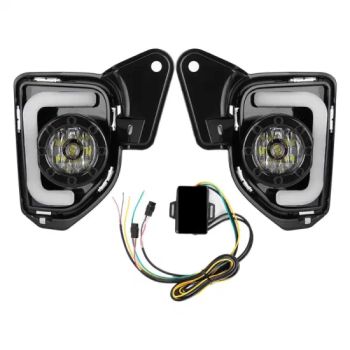 Auto Lamp Fog Light Grille Covers Frame Wire LED DRL Daytime Running Light for Toyota Hiace 2014-2018 - Anhui Taidonghui Industry and Trade Co., Ltd - China