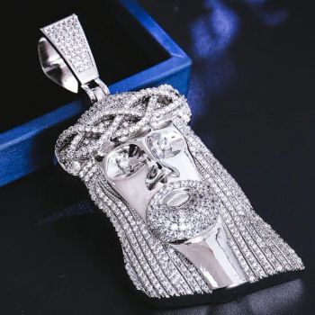Silver Moissanite Hip Hop Pendant Jewelry Custom Jewelry - Wuzhou Provence Jewelry Co., Ltd. - China