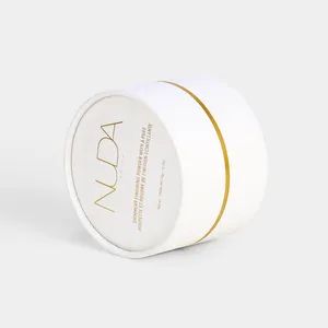 Embossed Round Paper Tube Packaging Box for Custom Eyeliner Design - Shenzhen First Sail Packaging Design & Production Co., Ltd. - China