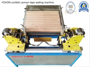 Yovon Confetti Cannon Tape Sealing Machine Put Silver Paper for Two Ends in Tube - LILING YOVON FIREWORKS & FIRECRACKERS MACHINE FACTORY - China