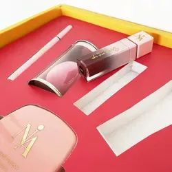 Custom Pink Cosmetic Box Packaging, Lip Beauty Gift Paper Boxes Printing - Ningbo Yinzhou Wenhui Paper Co., Ltd. - China