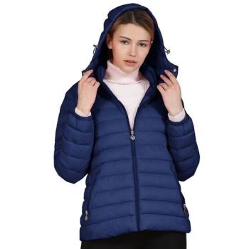Winter Lightweight Windproof Outerwear Jacket Womens Quilted Parkas Coat - Xiamen Richtex Garments Co., Ltd - China