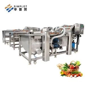 Commercial Taro Yam Washing Peeling Machine Drum Brush High Pressure for Root Vegetable Processing Line Fruit Bubble Washing Machi - Henan Simplot Intelligent Technology Co., Ltd. - China