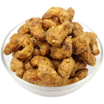 Honey & Cinnamon Roasted Cashews Nuts - Smart Agri GmbH - Germany