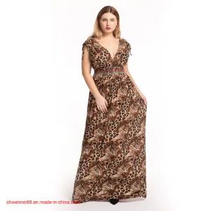 Women Plus Size Long Sleeveless Dress Ladies Fashion Dresses Evening Gowns African Dress Wholesale Summer Beach Dress - Hangzhou Weimei Garments Co., Ltd. - China