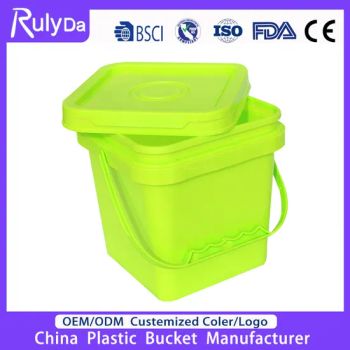 Wholesale Square Plastic Buckets with Handle - Qingdao Rulyda Plastic Manufacture Co., Ltd. - China