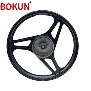 Ybr Series 1.6/1.85X18-Inch Black Triple-Spoke Aluminum Alloy Forged Front and Rear Motorcycle Wheels Rims - Yongkang Aokun Industry and Trade Co., Ltd - China