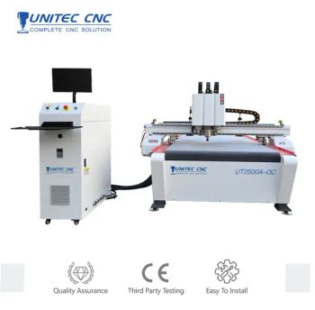 Automatic CNC Garment Apparel Pattern Round Knife Cutter Non-Woven Fabric Textile Cloth Fur/Canvas PVC Digital Oscillating Knife Cutting Machine Factory Prices - Nanjing Unitec Technology Co., Ltd. - China