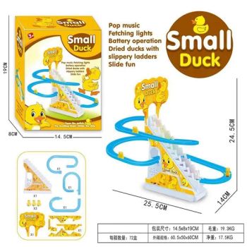 Hot Sale Stair Climbing Track Slot Toy with LED Flashing Light and Music Duck Competition Toys - Shantou Linda Toys Co., LTD. - China