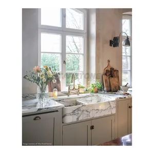 Starstone White Polished Marble Rectangular Wall-Hung Sink 1Bowl Single Basin 1Y - Stone (Quanzhou) Supply Chain Co., Ltd. - China