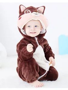 Baby Clothes Baby Animal Flannel Rompers Kids Clothes MOQ 200PCS Type Romper Origin China Technics Knitted Sample - Guangzhou Jingsheng Garment Co., Ltd. - China