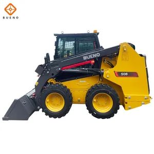 Bueno 25 140HP Hot Sale New Compact Skid Steer Loader with Optional Engine with Standard Bucket Curved Bucket 4 in 1 Bucket Closed - Qingdao Bueno Import & Export Co., Ltd. - China