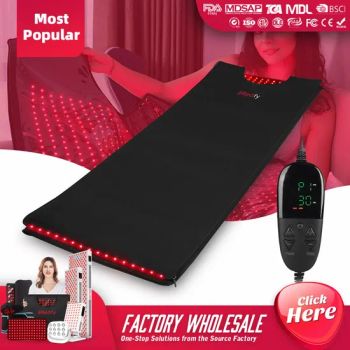 Redfy Commercial Sleeping Bag Near Infra LED Full Body Mat Pod Sauna Red Light Therapy Bed Blanket - Sunplus Led Technology Co., Ltd. - China