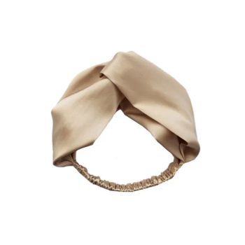 Silk Satin Headbands 19mm Twisted Elastic Hairband Silk Scrunchies - Wujiang Bozi Textile Co., Ltd. - China