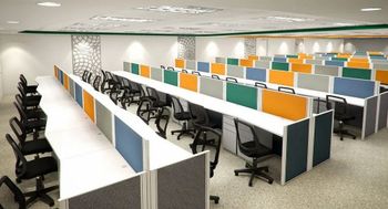 Wood MODULAR OFFICE FURNITURE PARTITION SYSTEM Material Wood Service Type - Sai Krishna Enterprises - India