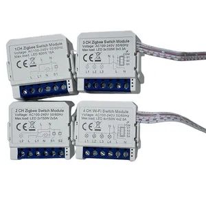 Tuya WiFi 10~5A 1~4 Way Mini Smart Light Controller Switch Module - Fuzhou Wells Import And Export Co., Ltd. - China