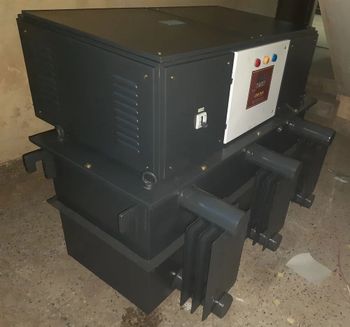 Three Phase Residential Model Logi Teck Oil Cooled Servo Stabilizer, 100 kVA - Logi Teck System - India