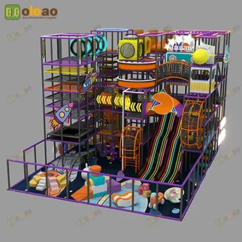 Indoor Playground Rope Course Trampoline Park with Soft Area - Guangzhou Aoleao Sports Culture Co., Ltd. - China