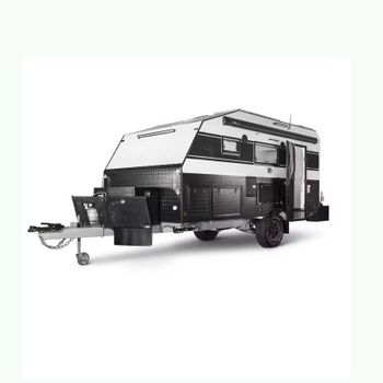 camping trailer for family camping spacious travel trailer with sleeping area kitchen and storage designed for comfort and convenience during outdoor trips and vacations - SATTER FOOD AND BEVERAGE - Netherlands