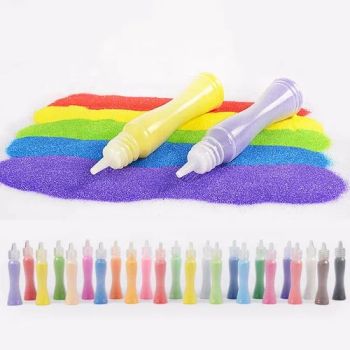 DIY Manual Colorful Sand Painting Drawing Toys 12/18/24 Color Sand Paint Learning Tempera Painting Toys - Ningbo Hardwork Art & Craft Co., Ltd. - China
