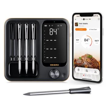 Inkbird Int-14-Bw WiFi Bluetooth Local Three Modes 4 Probes Wireless BBQ Thermometer - Shenshen INKBIRD Technology Company Limited - China