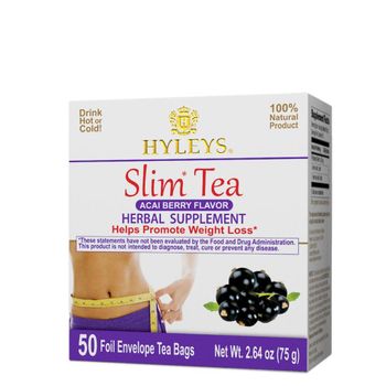 50 CT SLIM TEA ACAI BERRY FLAVOR HERBAL SUPPLEMENT - Mekor Corp - United States
