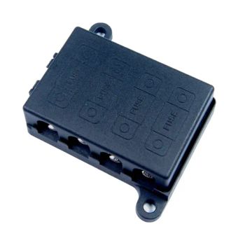 Caja De Fusibles Para Auto 4 Ways Bolt Car Fuses 20A-200A Ans Small Forklift Fuse Holder Block Car Components with Cover - Dongguan Jianchang Hardware Products Co., Ltd. - China
