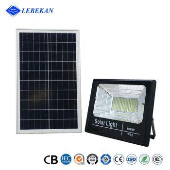 Exterior Spotlights Waterproof 100W 150W 200W LED Reflector IP65 Remote Control Solar Flood Lights Outdoor - Hubei LiBaiChang Technology Co., Ltd. - China