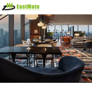 Modern Design Restaurant Sets for 5-Star Hotels Custom OEM Wooden Lobby Furniture - Foshan EMT Jufu Hotel Furniture Co., Ltd - China