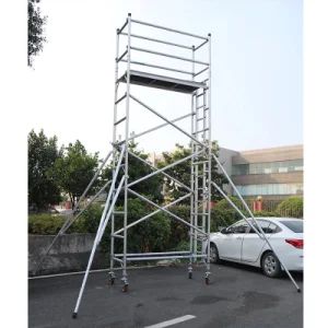 Tower Mobile Scaffolding Aluminum Frame 1Y 15D MOQ100 Type Mobile Origin China Package Gross Weight 5.000kg Framework Combined Scaffolding - Guangzhou Lanxinwang Technology Co., Ltd. - China
