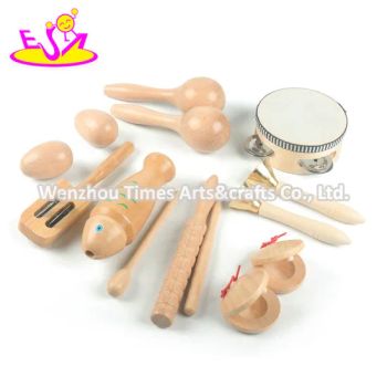 8 PCS Preschool Educational Natural Wooden Percussion Instruments Toy for Kids Boys and Girls with Storage Bag W07A248 - WENZHOU TIMES ARTS&CRAFTS CO., LTD. - China