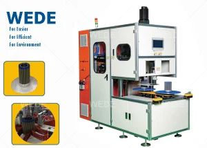 Efficient Stator Coil Winding Machine Origin China Condition New Winding Head 1 Stations Qty 2 Trademark WEDE Driven Type Motor - NINGBO HI-TECH WEDE MOTOR MACHINES CO., LTD. - China