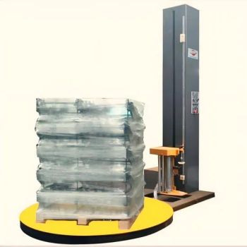 Pallet Winding Strapping Stretch Film Turntable Fully Automatic Carton Big Packing Wrap Pallet Wrapping Machine for Scales - Shanghai Hercules Engineering Machinery Co., Ltd. - China