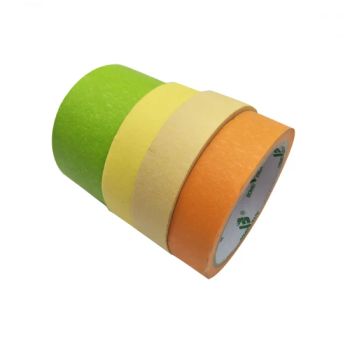Colored Masking Tape Crepe Paper No Residual Adhesive for Home Office Painting Decoration Masking - DONGGUAN KAIDI ADHESIVE TECHNOLOGY CO.,LTD - China